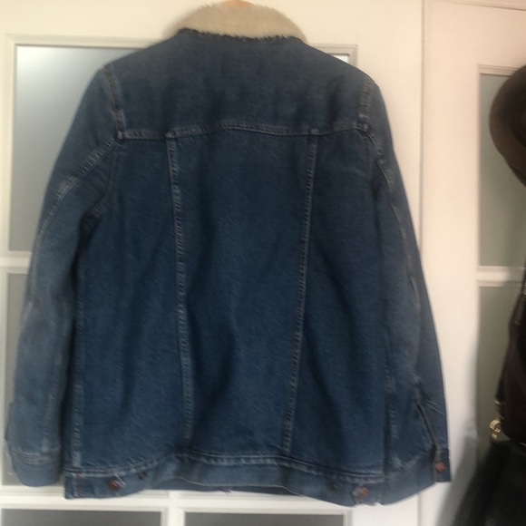Madewell oversized denim and Sherpa jacket - Picture 3 of 4
